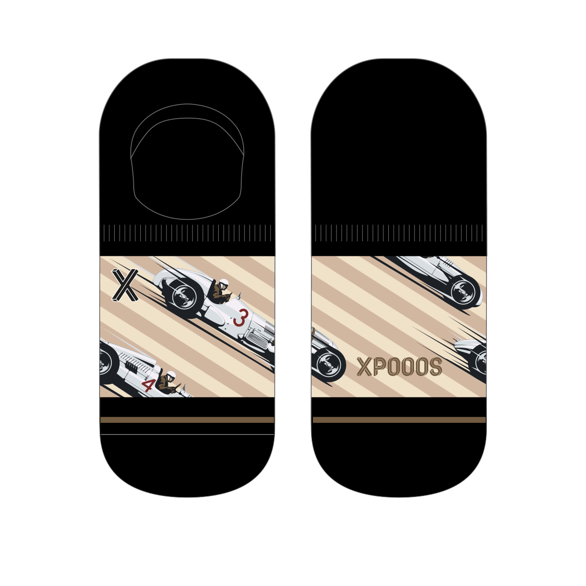 XPOOOS Füsslinge Retro