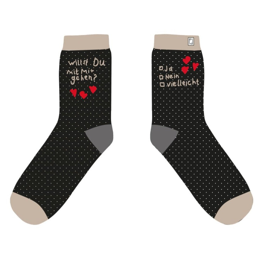 Socken - Willst du mit mir gehen? - pepelotte